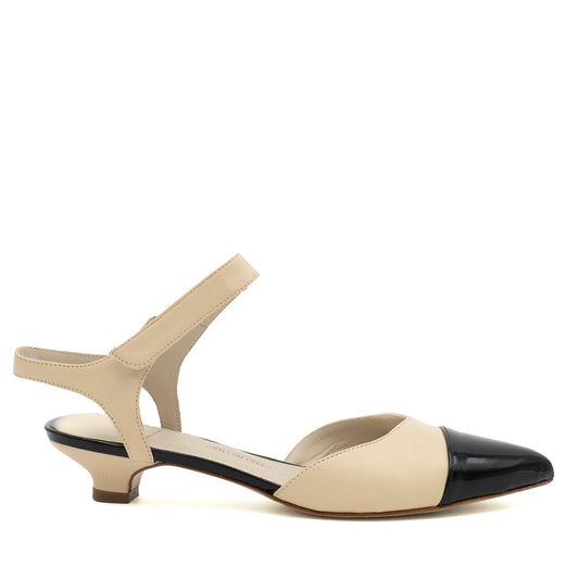 AOSTA ANKLE STRAP SAND PARMASOFT