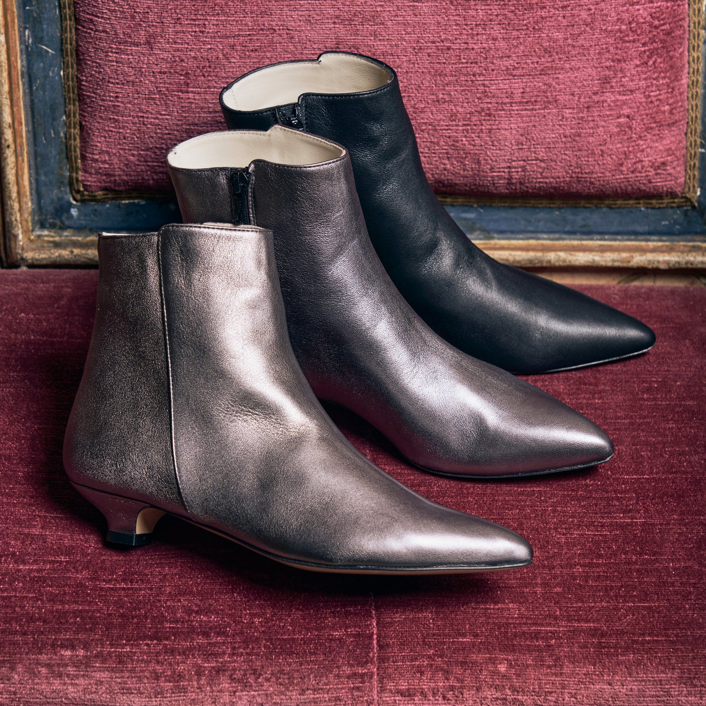 Alpaca Shrt Boot Black Etoile