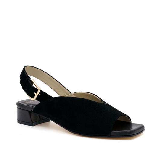 Balista Black Sling Back Sandal
