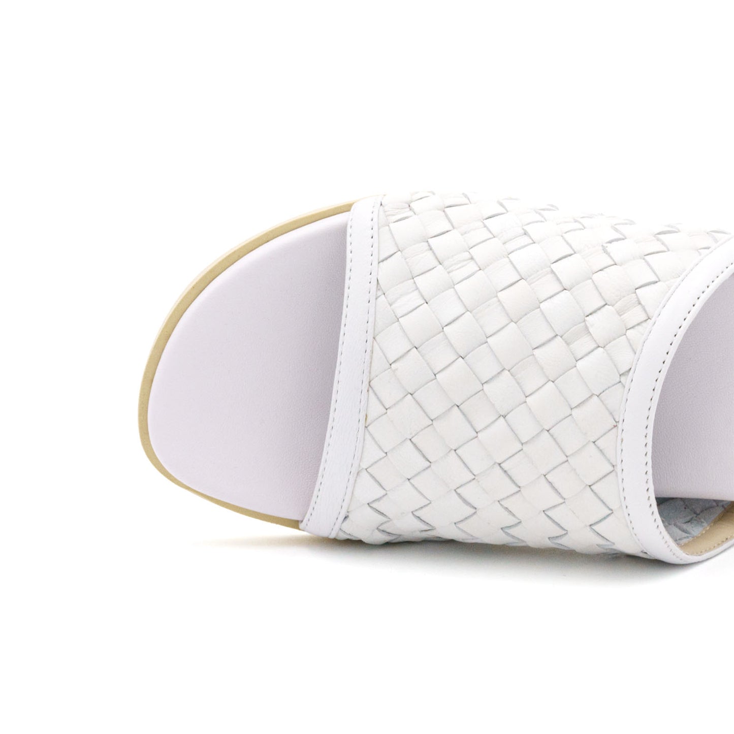 Barca Bianco Woven Comfort Mule