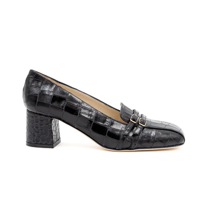 Basilisco Pump Nero Cocco Bengal