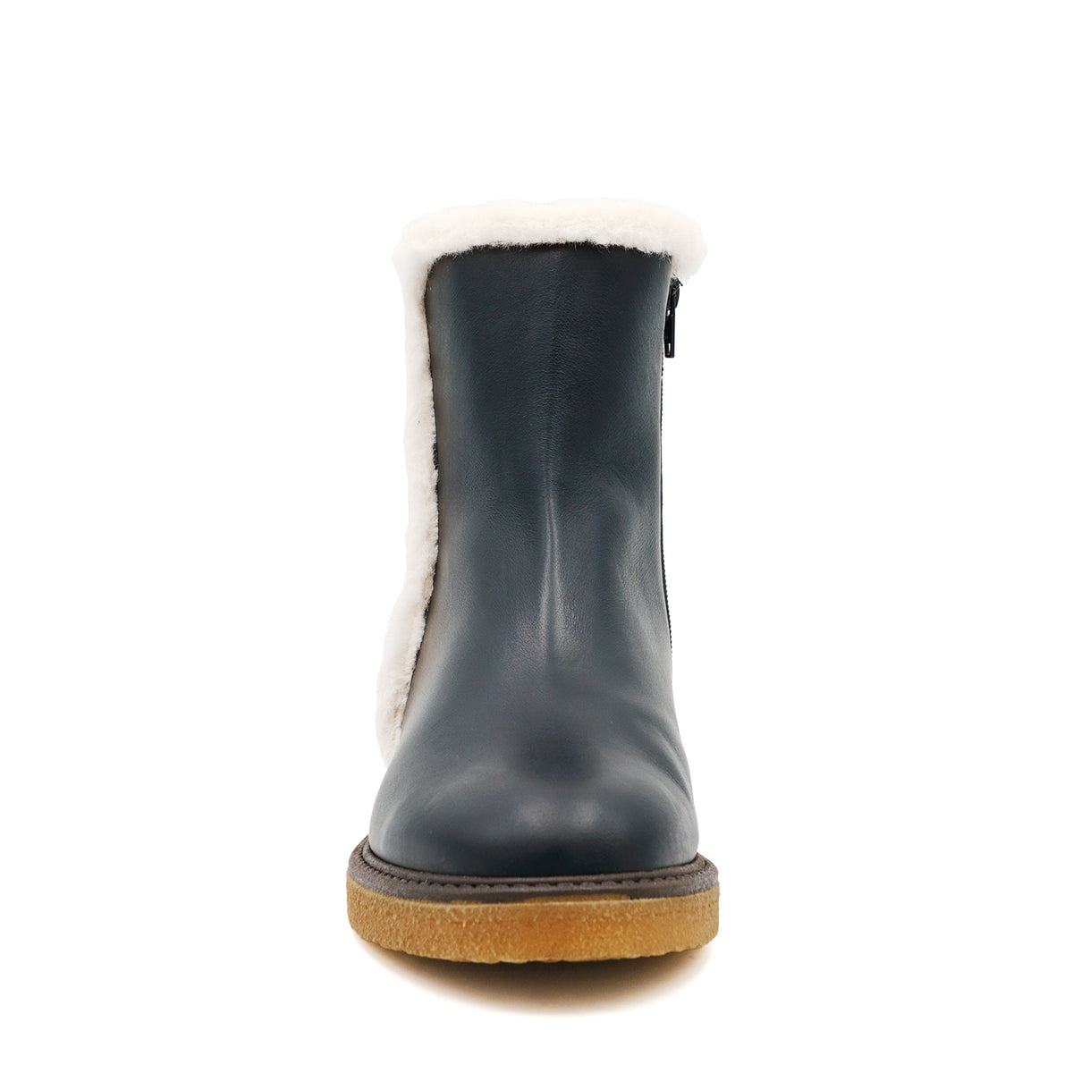 Battente Fur Ankle Boot Black