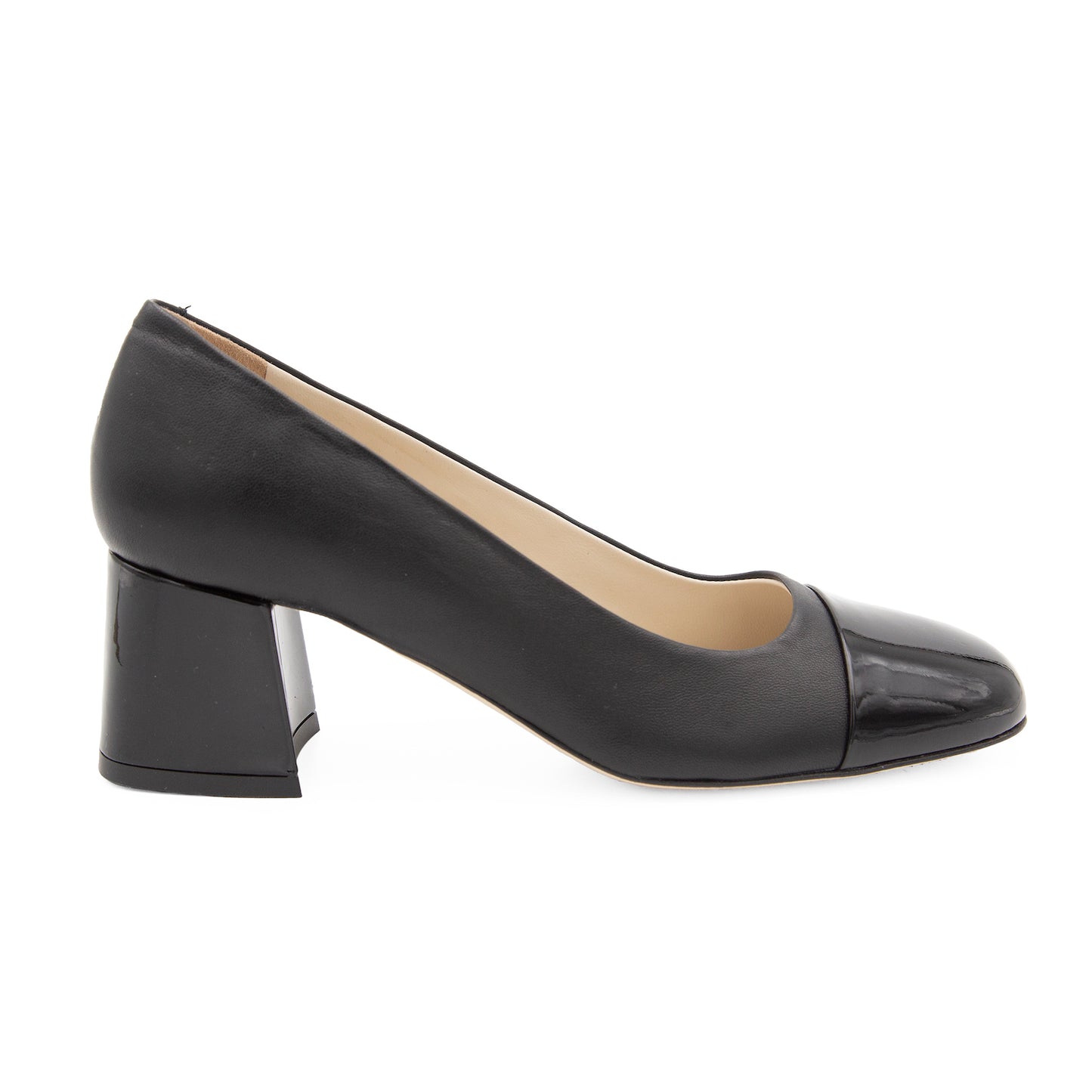 Beccaccino Pump Blk Parm/Blk Grov