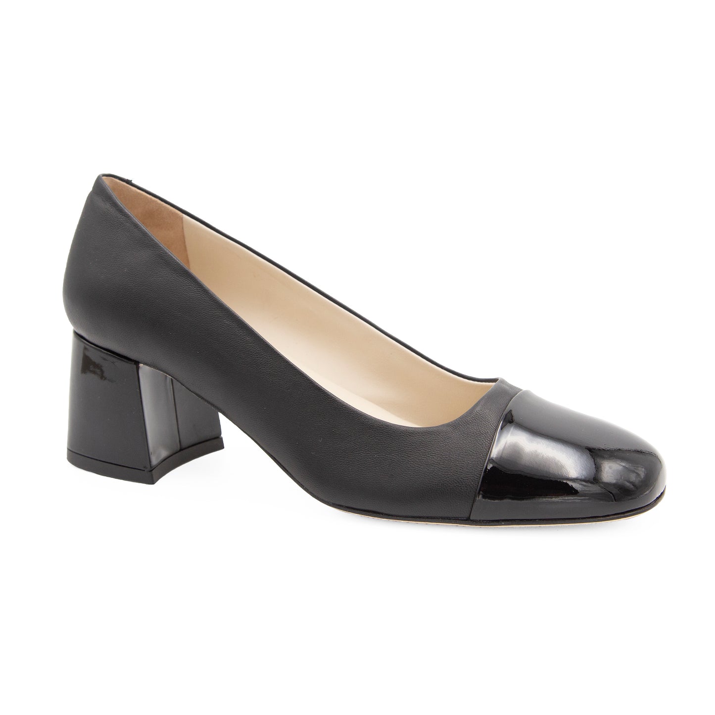 Beccaccino Pump Blk Parm/Blk Grov