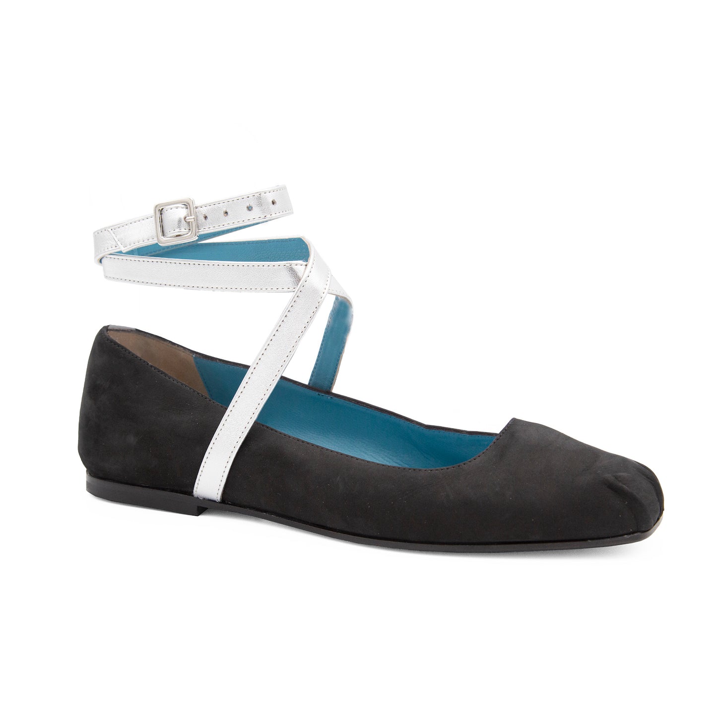 Birba Flat Ankle Black Tiff / Moon