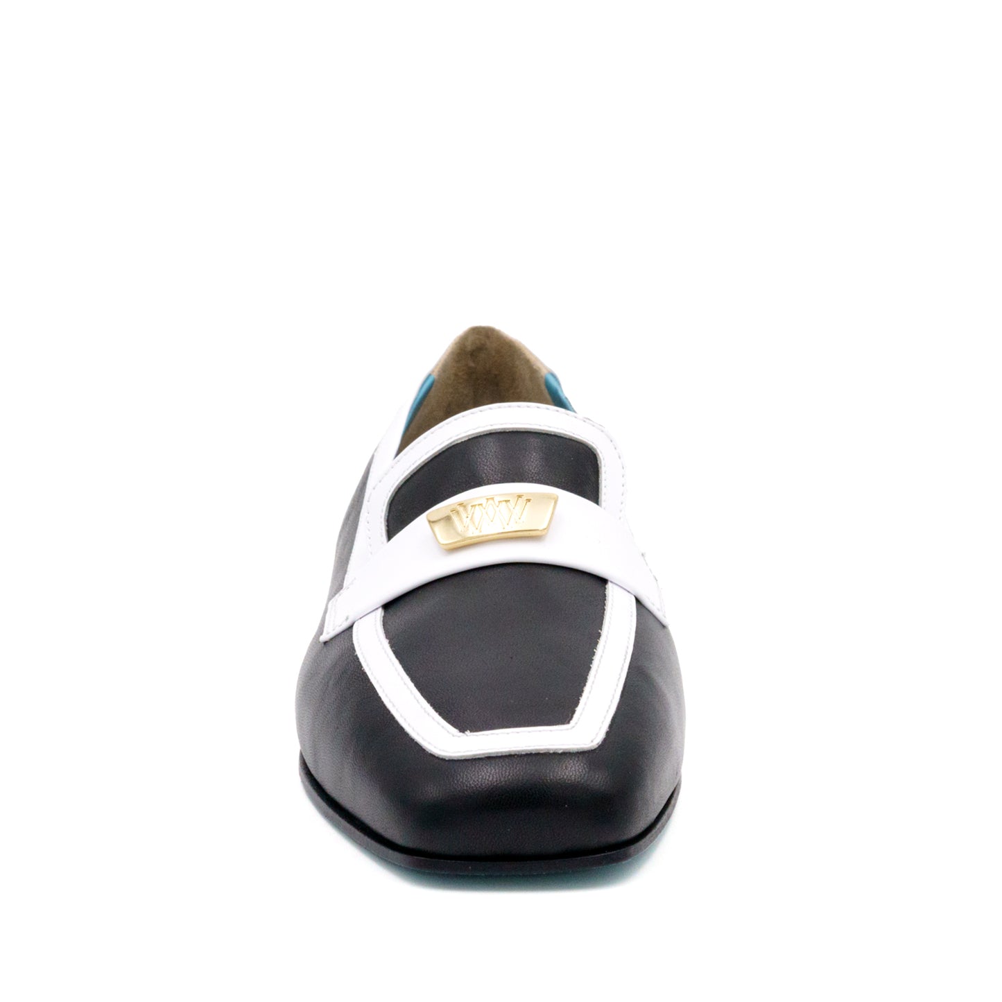 Briseide Flat Loafer with Logo Bit