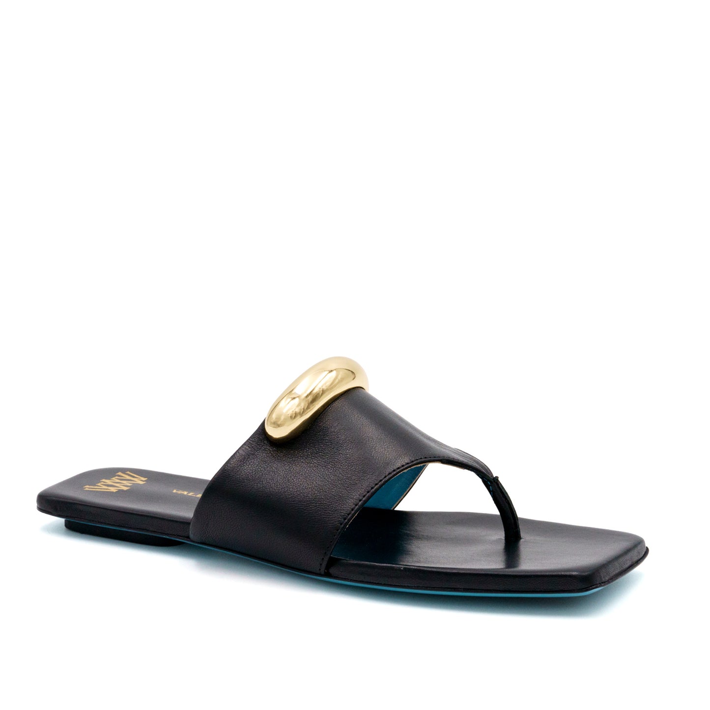 Circe Thong Flat Black Parmasoft