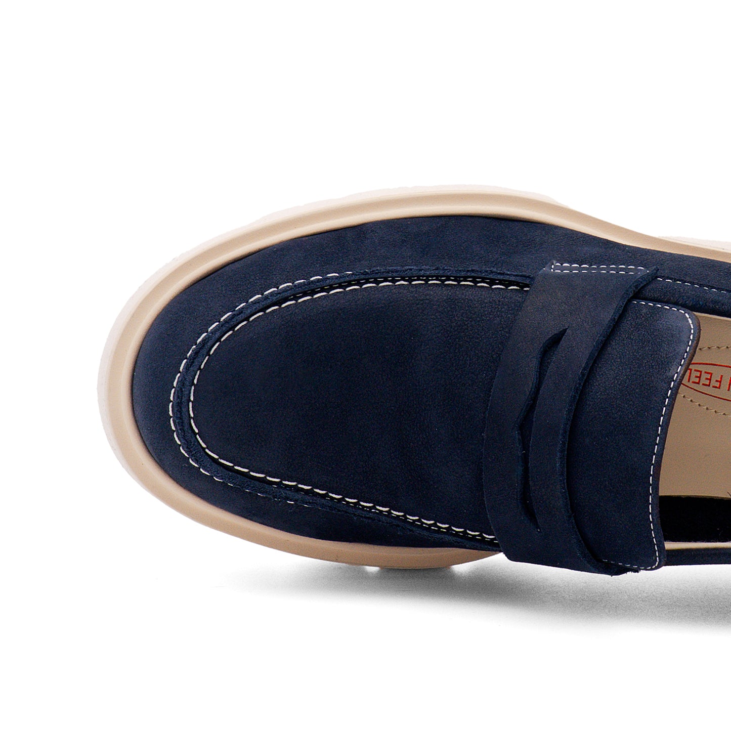 Riga Lug Loafer Navy