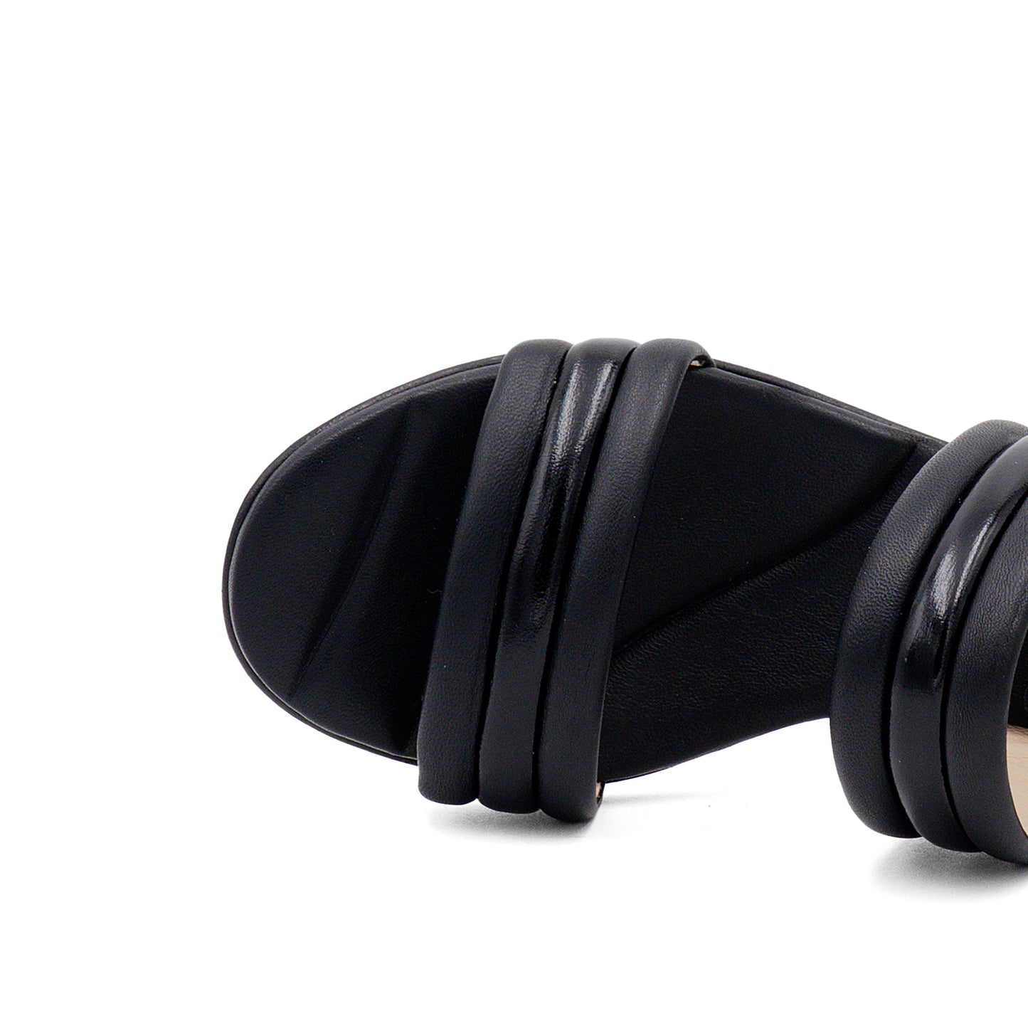 Macedonia Block Heel Black