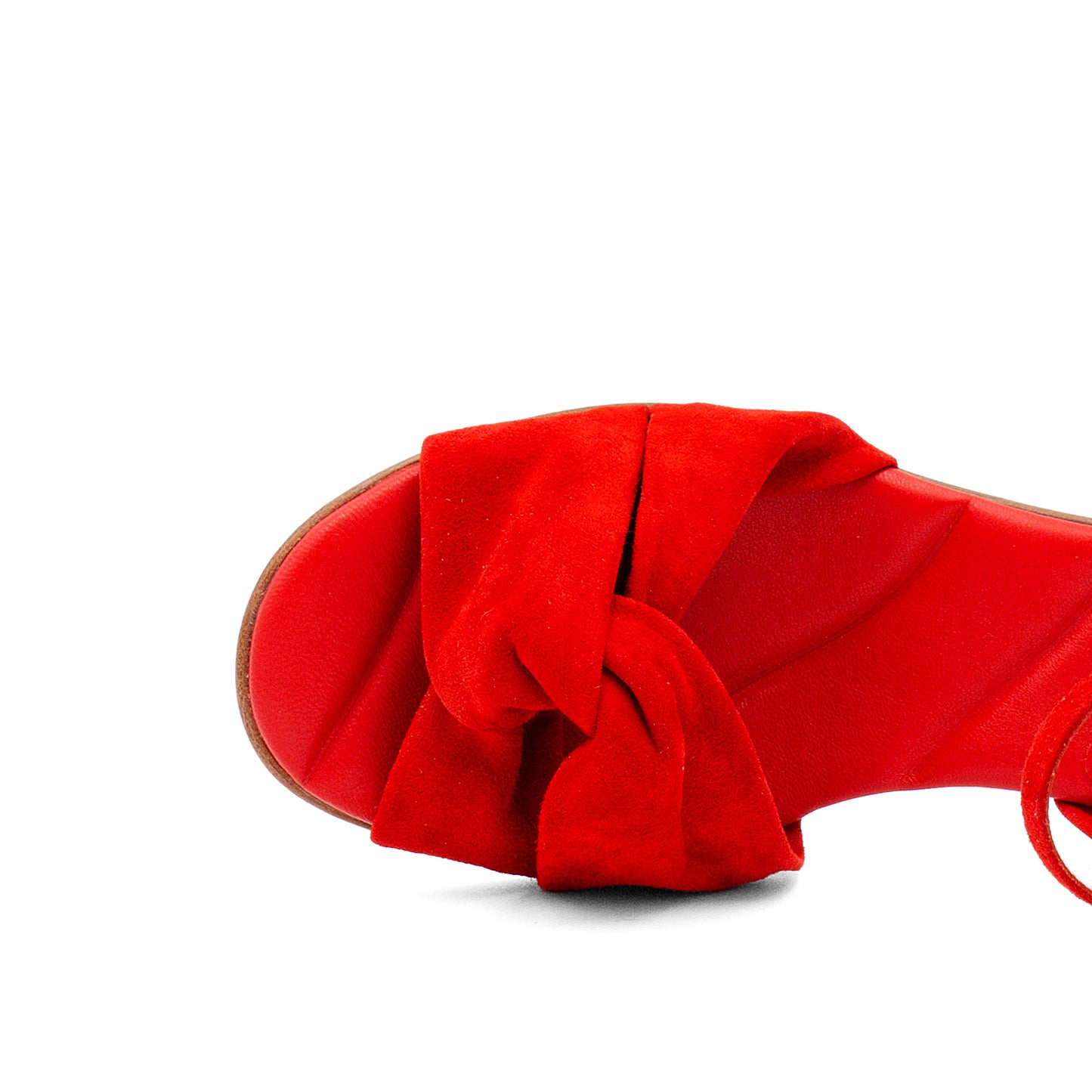 Ellisse Block Heel Poppy Red