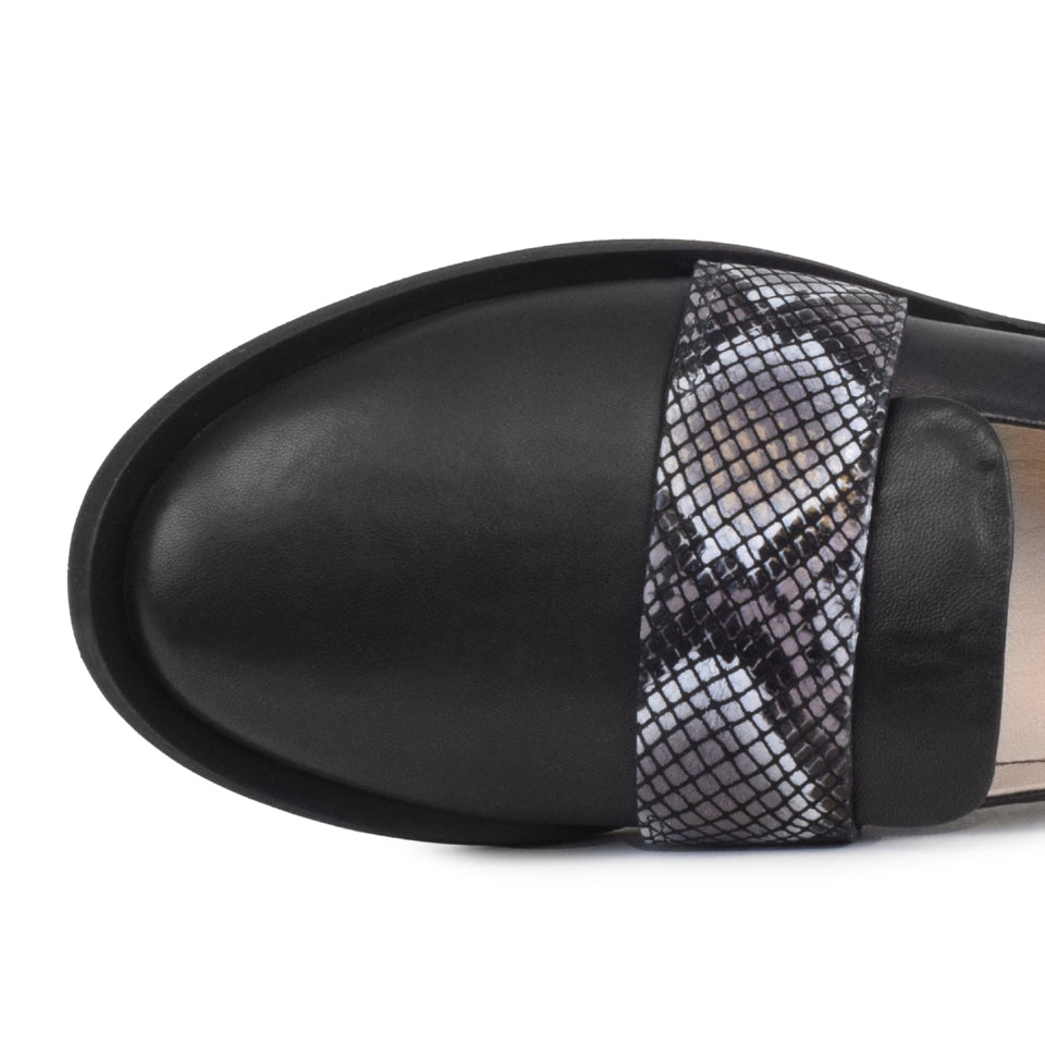 Elegante Loafer Blk Parm/Grizio *SALE ITEM* Reg Price $275