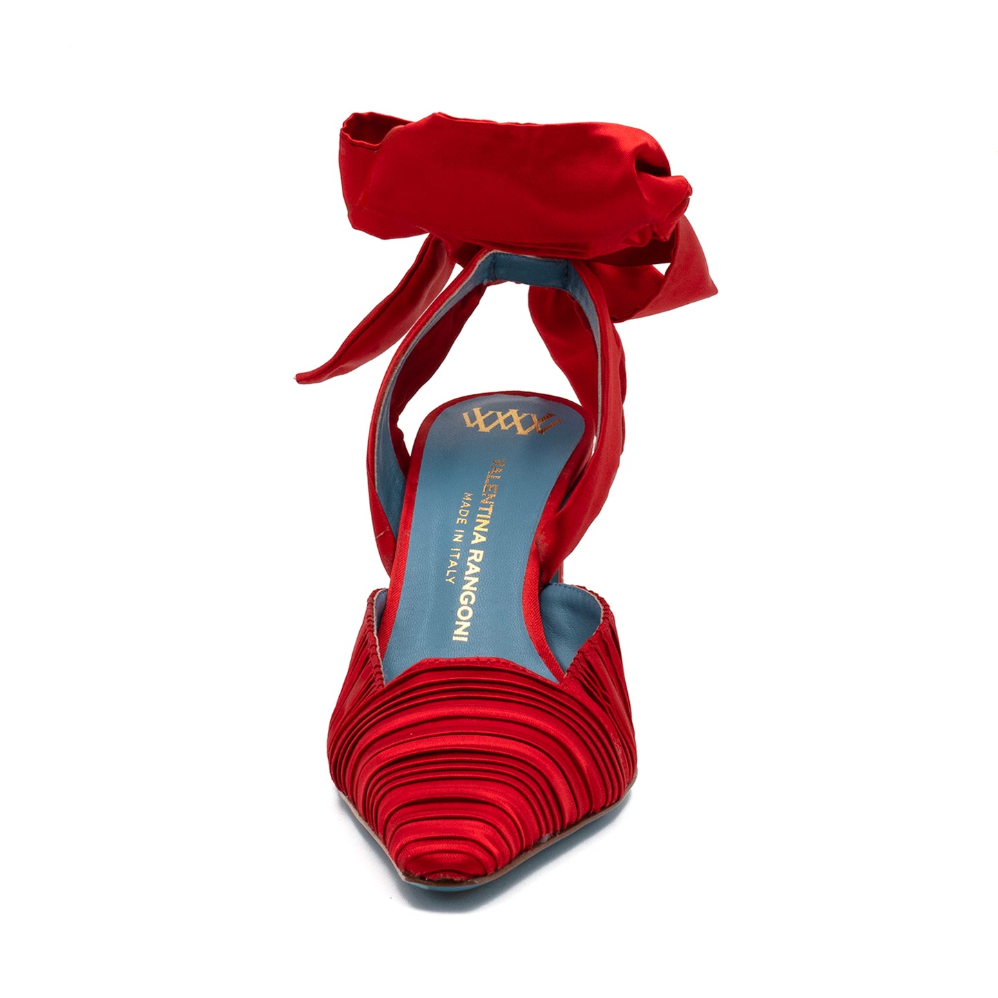 Fiona Ankl Wrap Red Raso Plisse