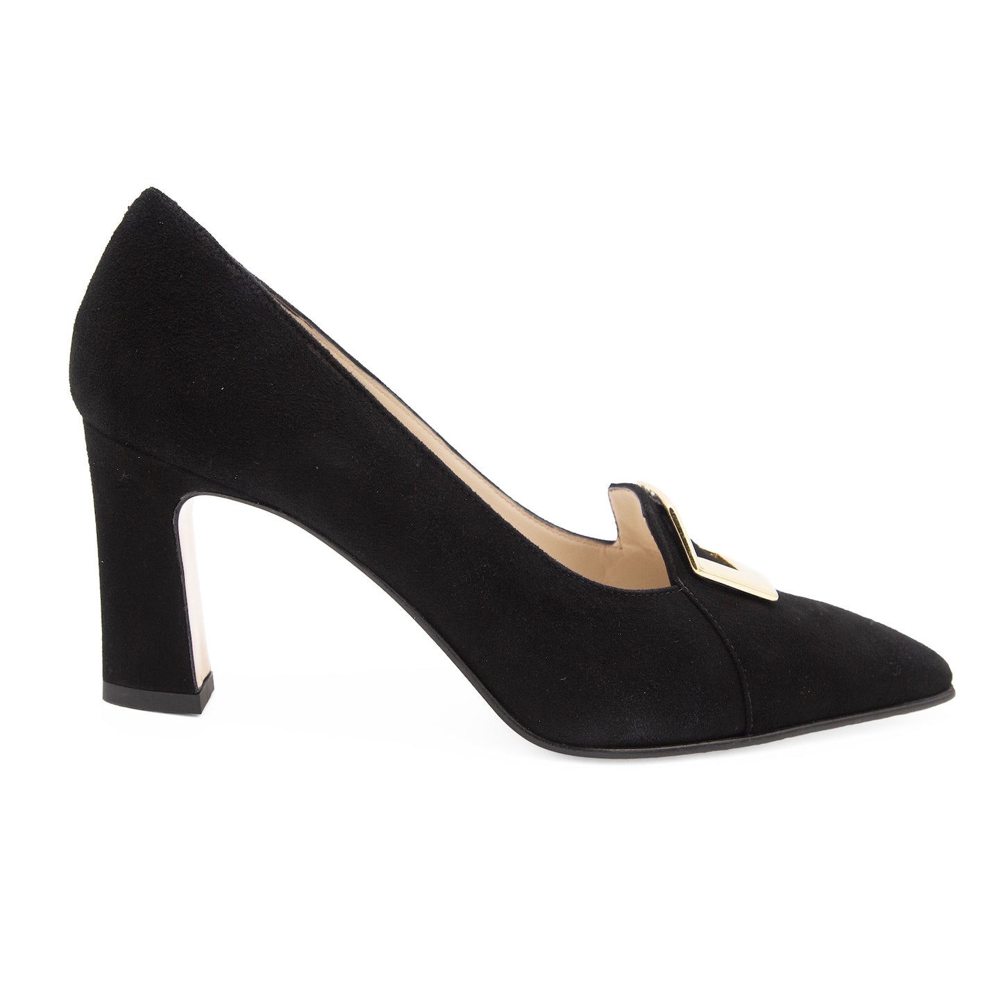 Istrice Pump Black Cashmere