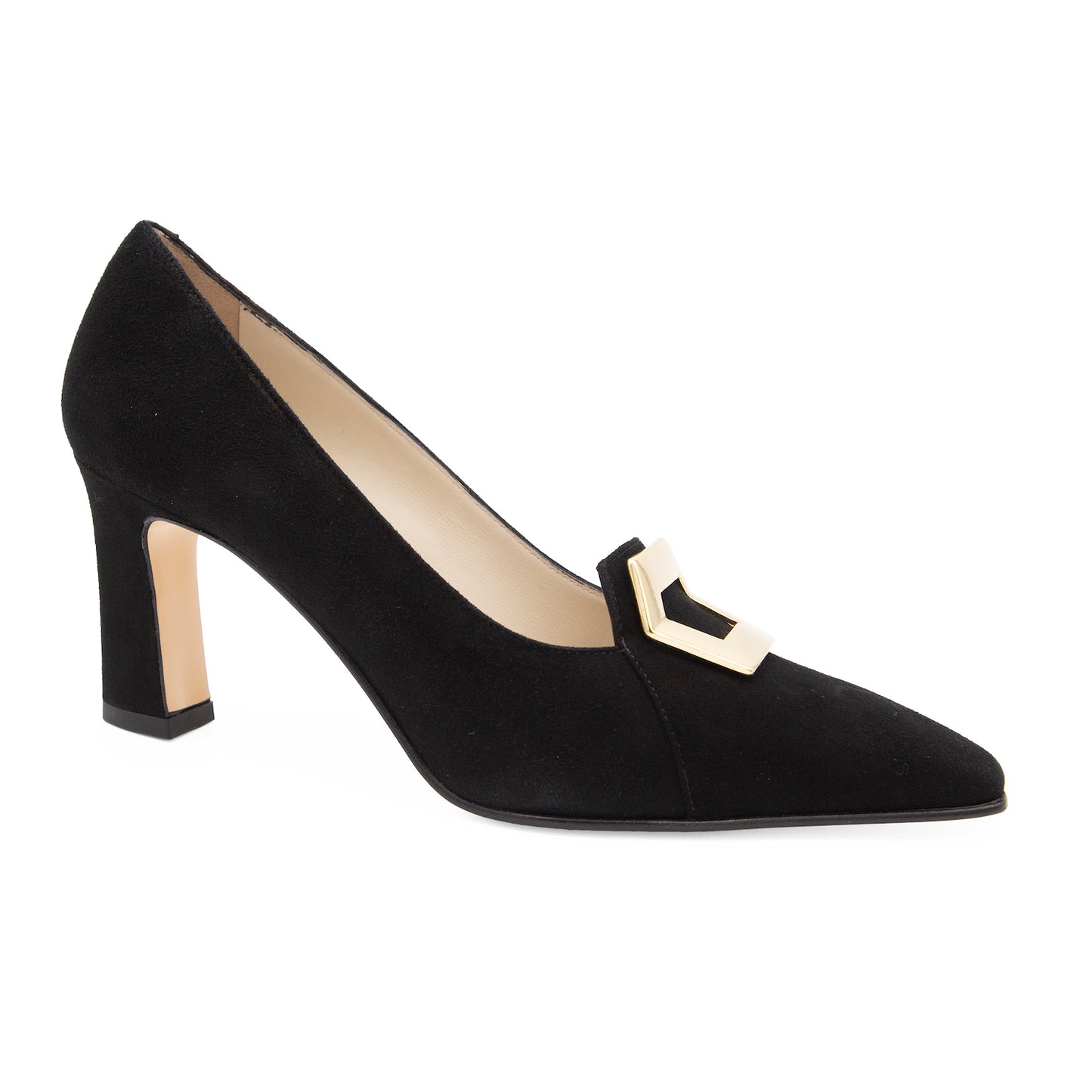 Istrice Pump Black Cashmere