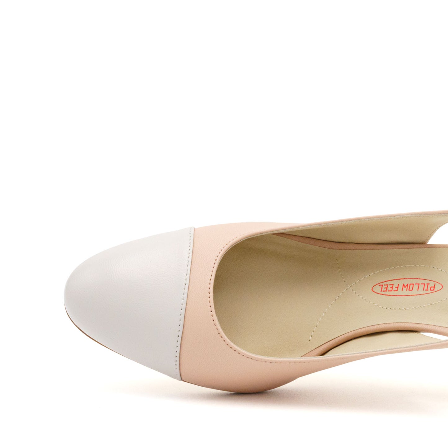 Lauretta Cap Toe Nude/Grey Parm