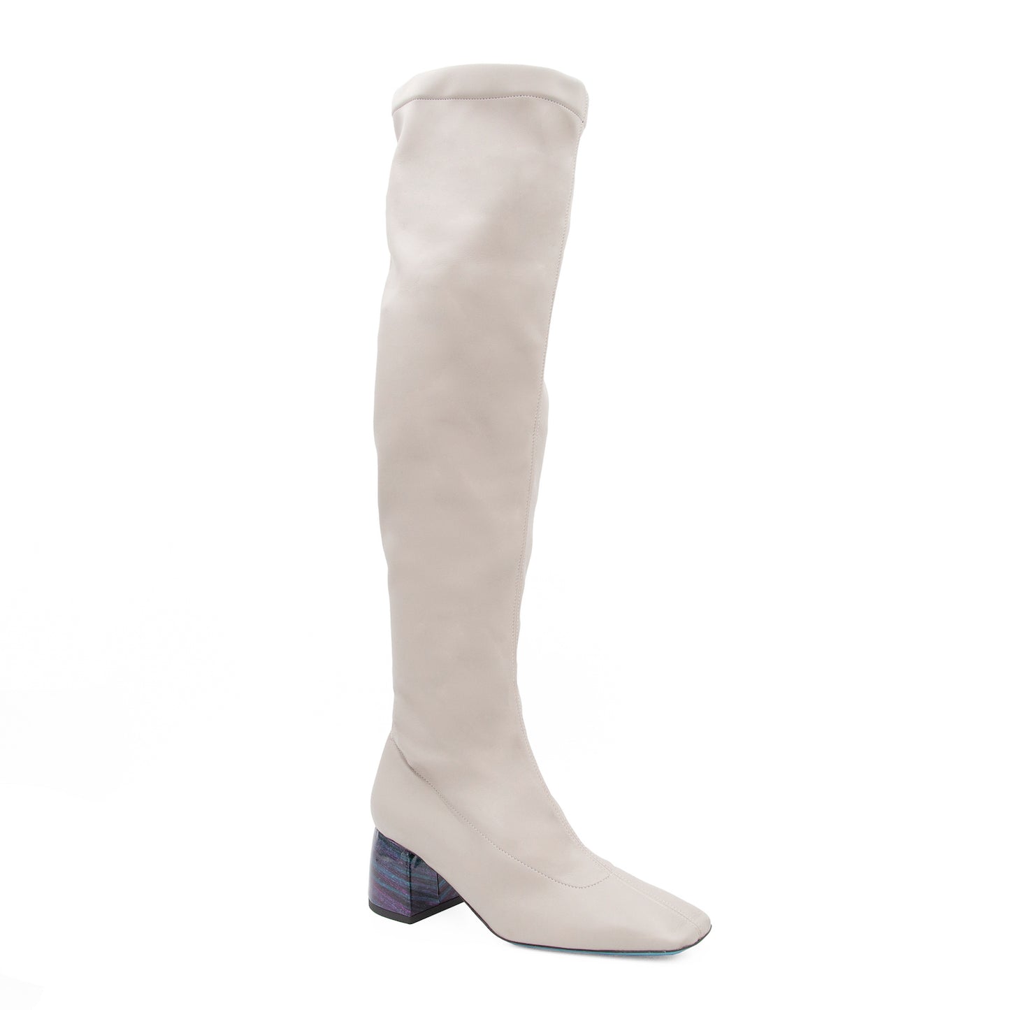Miluna Over Knee Grey Harley