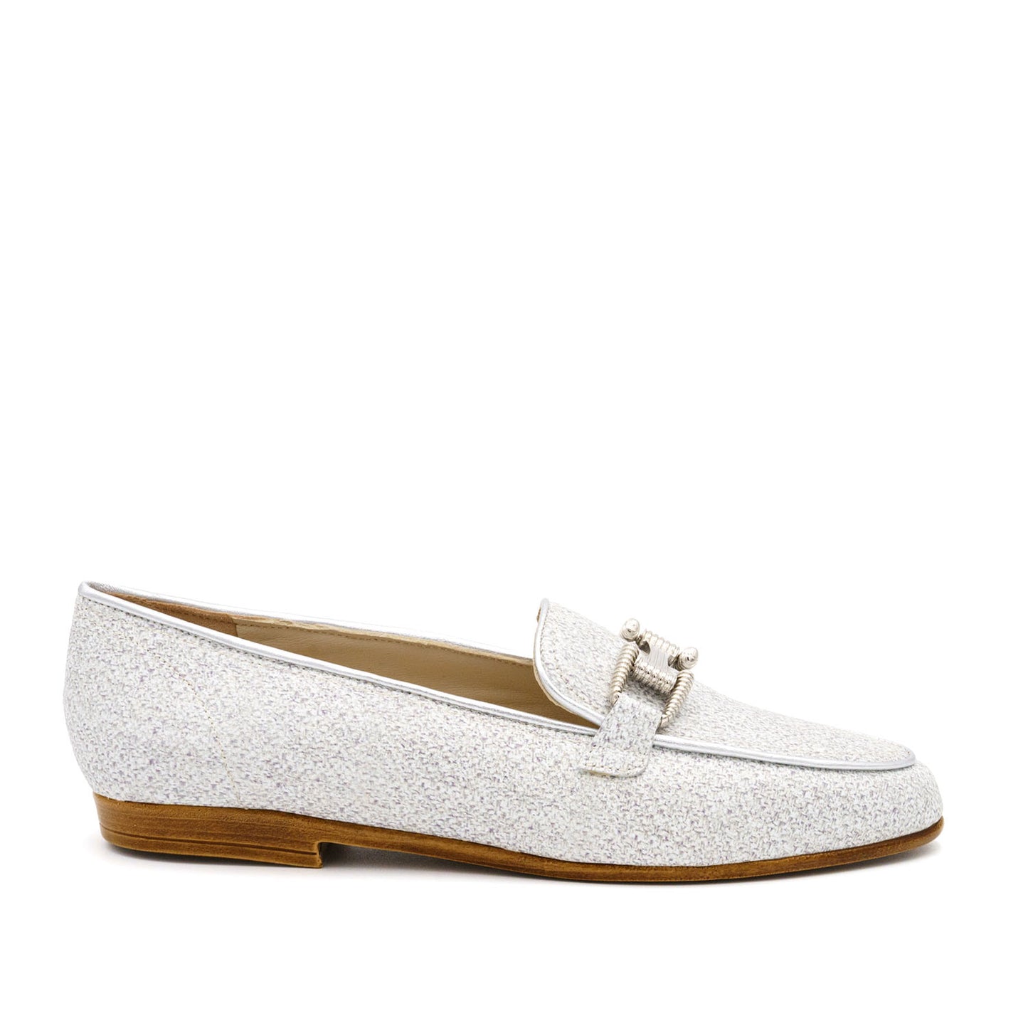 Ode Flat/Bit Silver Glitter Ba