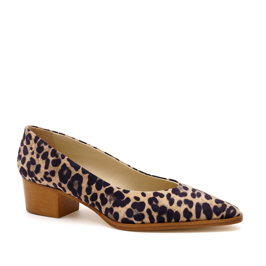 Pacifico Leopard Print Tailored Pump