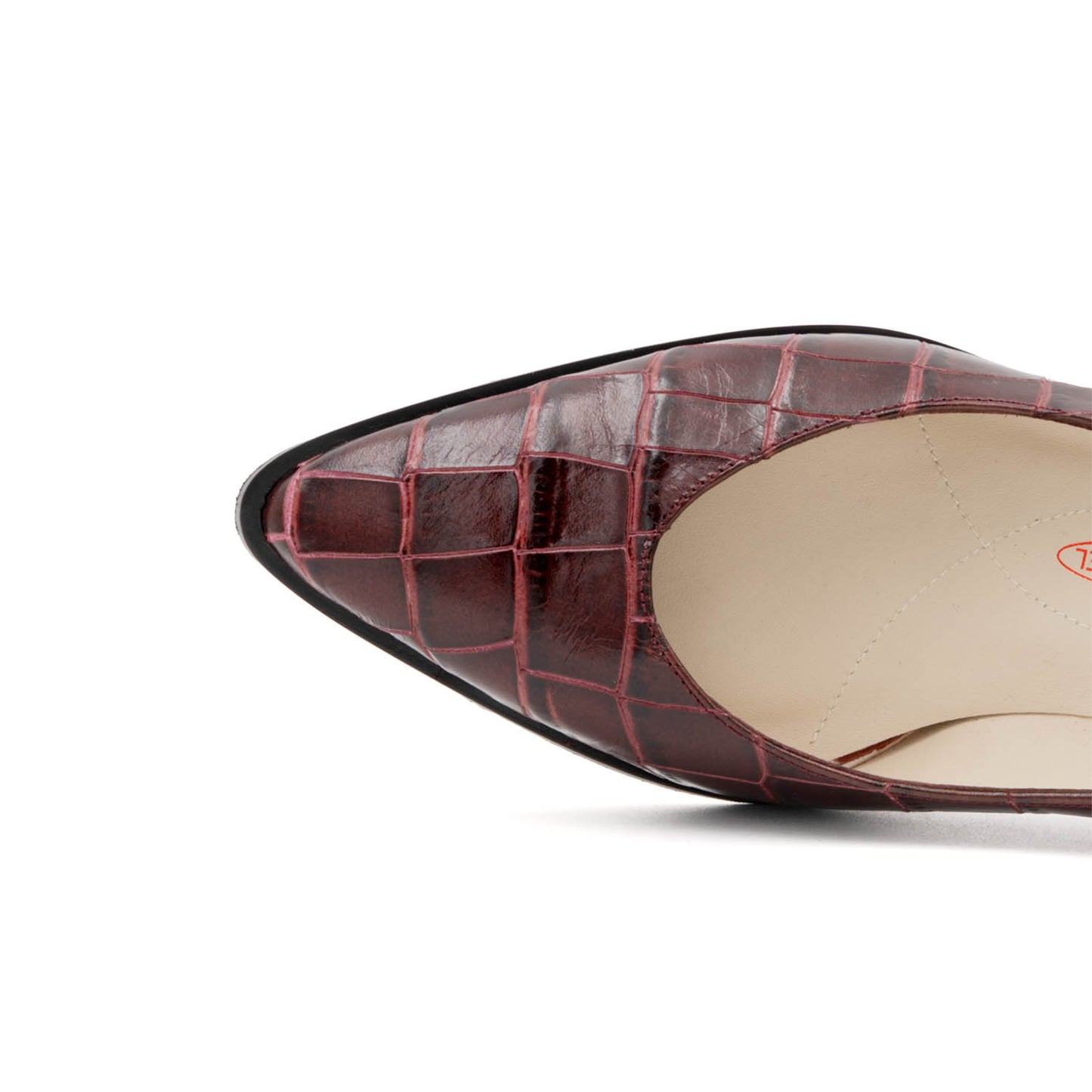 Persiana Pump Bordeaux Cocco Be
