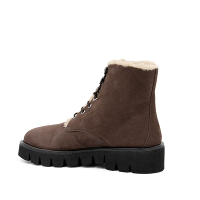 Rivoli Lace Fur Chocolate Long Be