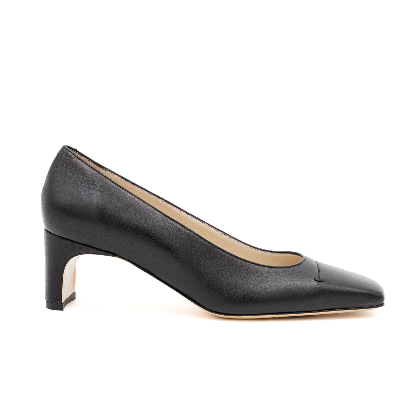Serapide Pump Black Parm