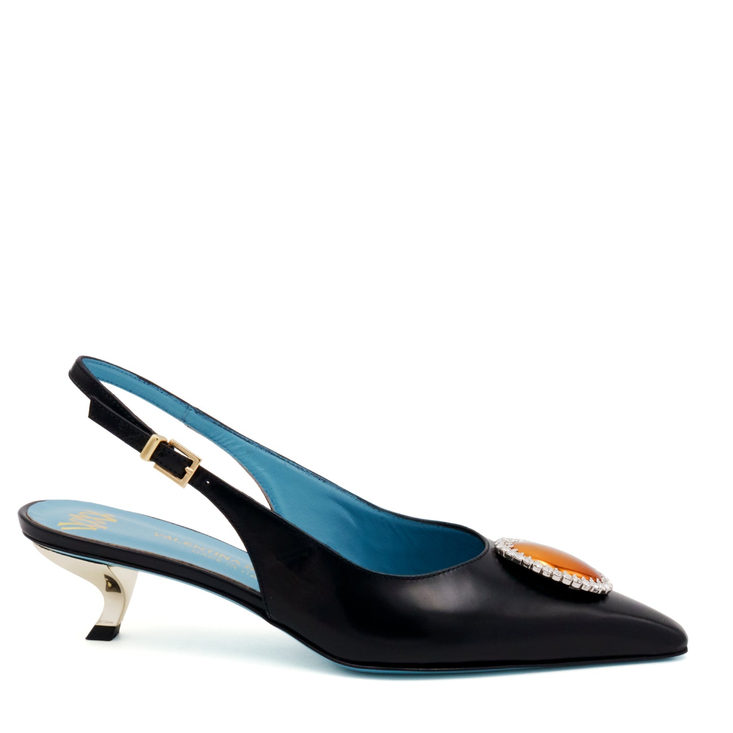 Veronika Low Heel Sling Pump