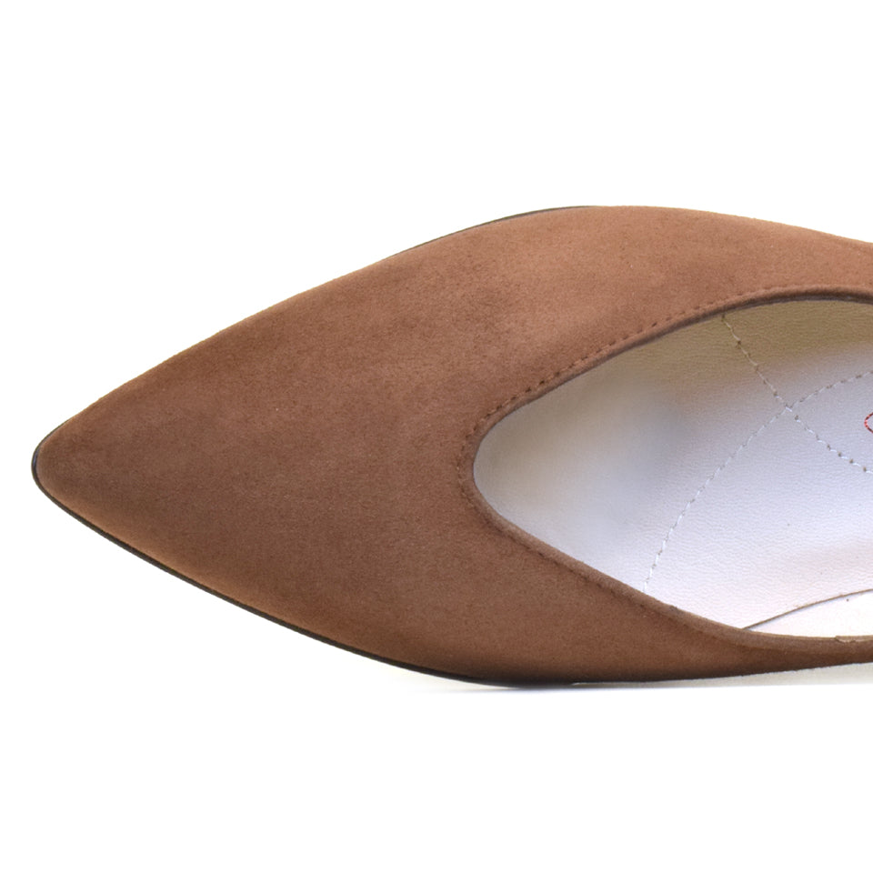 ATLANTE in Castagno Cashmere/T.Moro Patent *SALE ITEM* ORIGINAL PRICE: $270