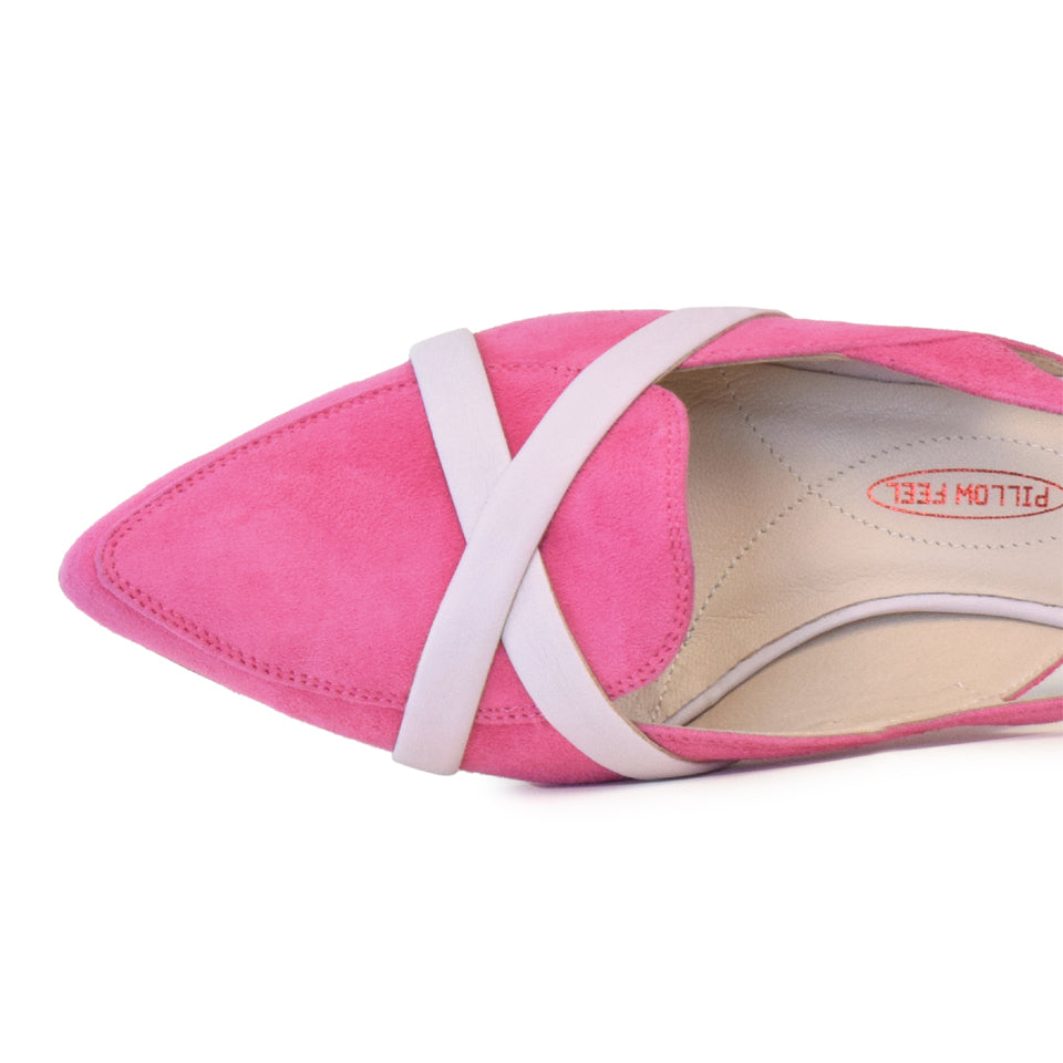 Alfetta Sling in Fuxia Cashmere/Lilla Parmasoft