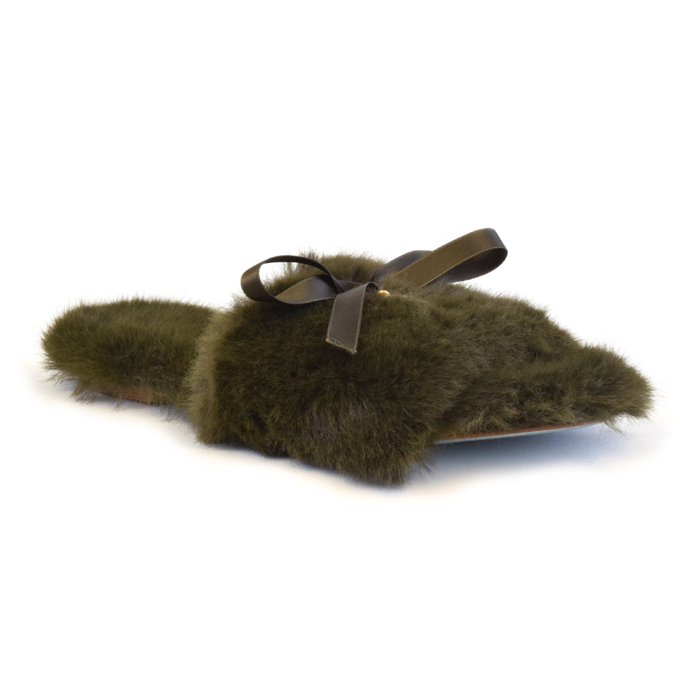 BAZAR SLIPPER in Verde Veg Feltre