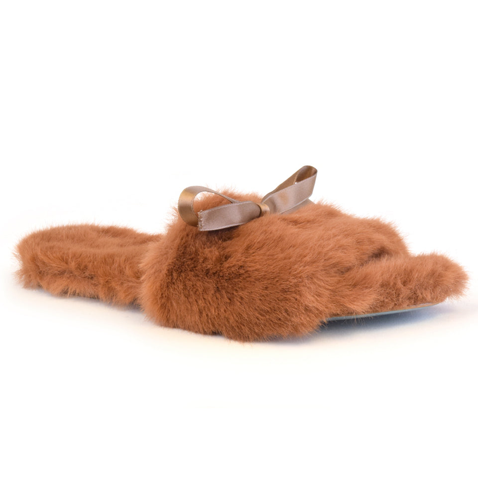 BAZAR SLIPPER in Whiskey Veg Feltre