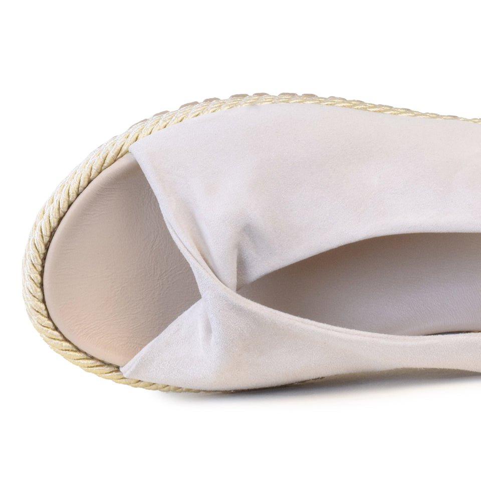 Banana Sandal Off White Cashmere