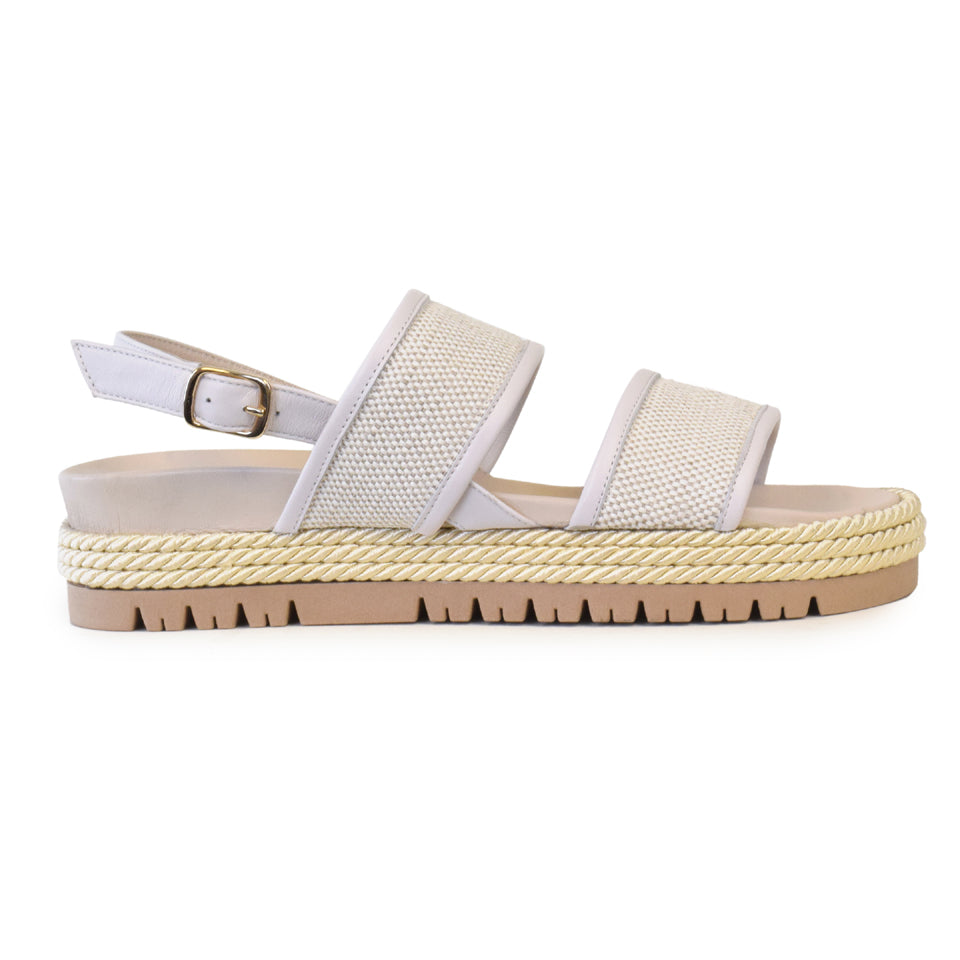 Belluno Sandal in Panna Desert/Tofu Parmasoft