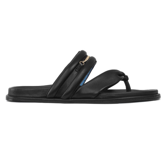 Caletta Sandal in Black Parmasoft