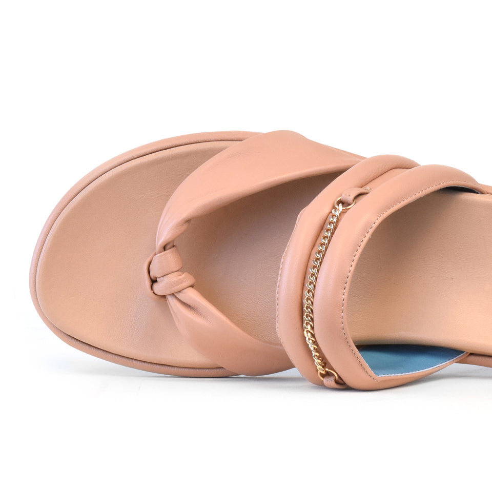 Caletta Sandal in Miele Parmasoft