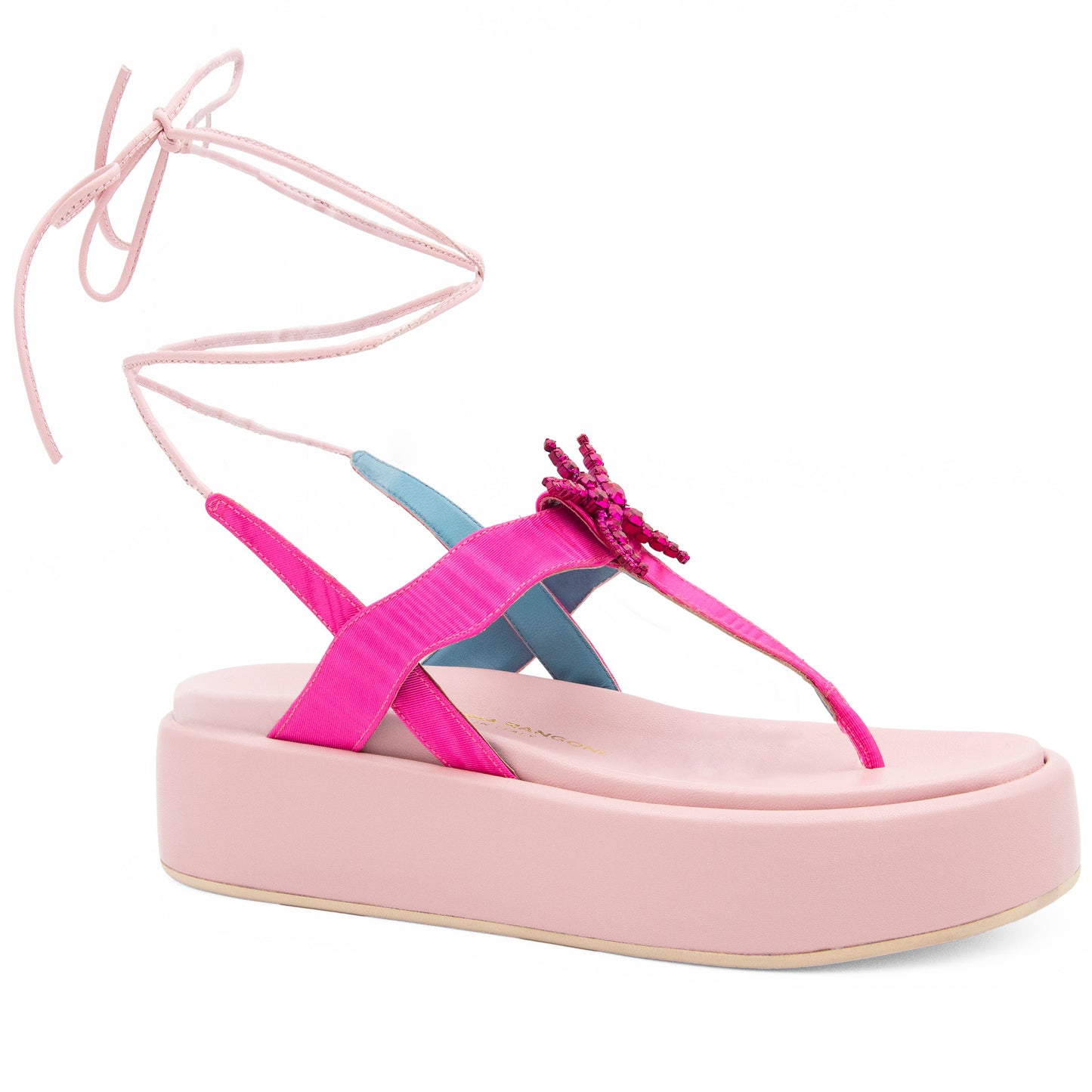Capri Pltfm Sndl Fuxia Ariana/Rosi
