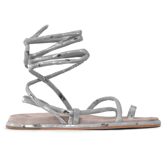 Castello Sandal in Rugine Storm/Taupe Cashmere