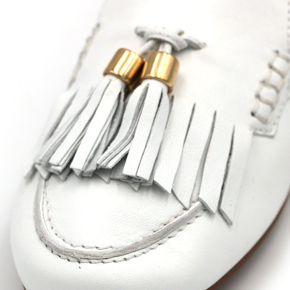 DAMIANO in White Parmasoft *SALE ITEM* ORIGINAL PRICE: $265