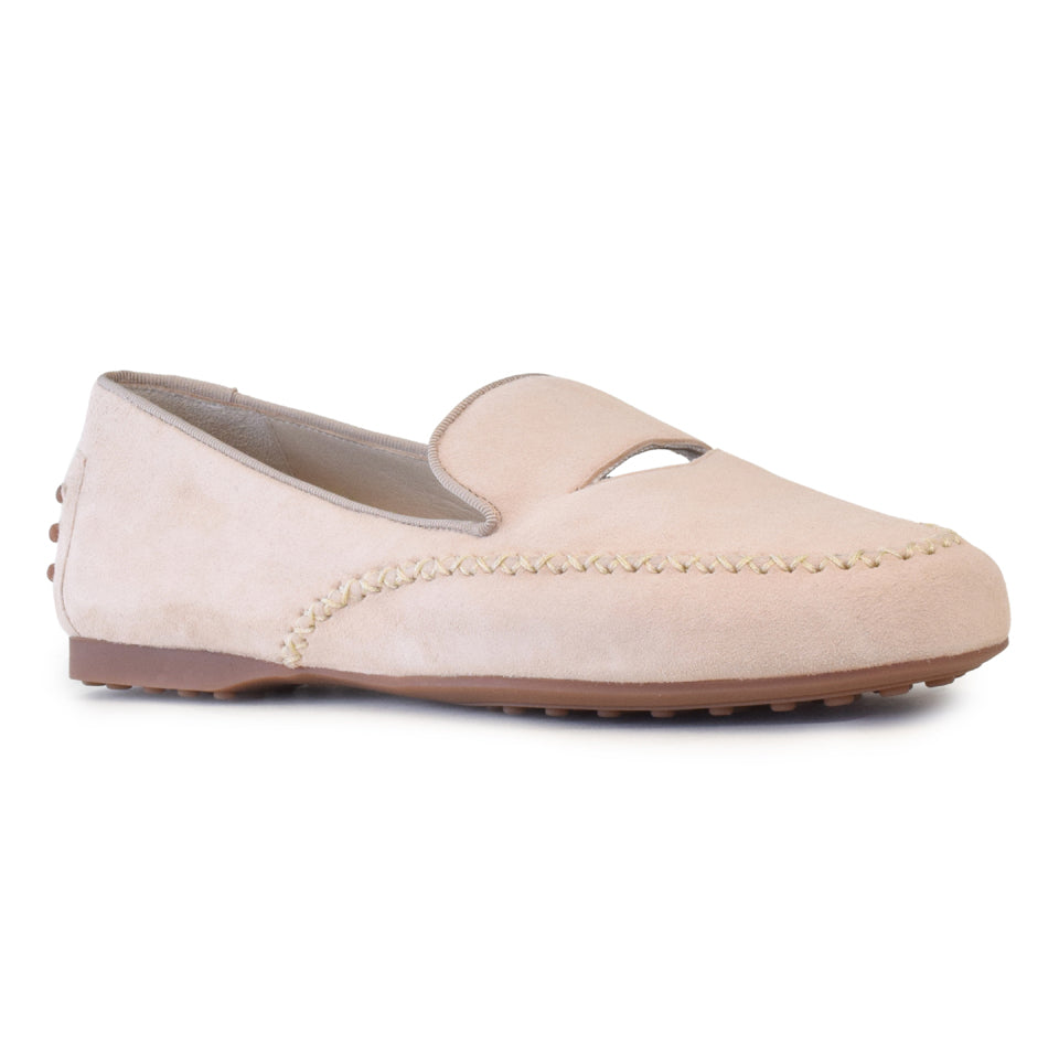 David Loafer in Sand Cashmere