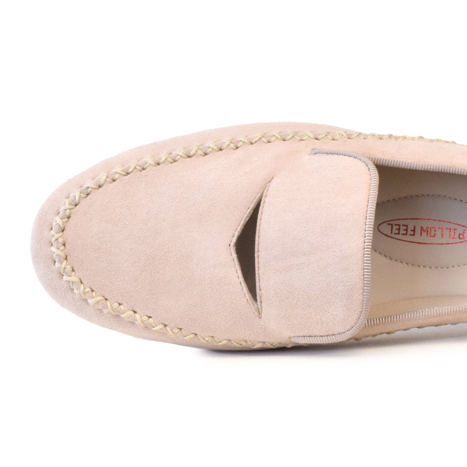 David Loafer in Sand Cashmere
