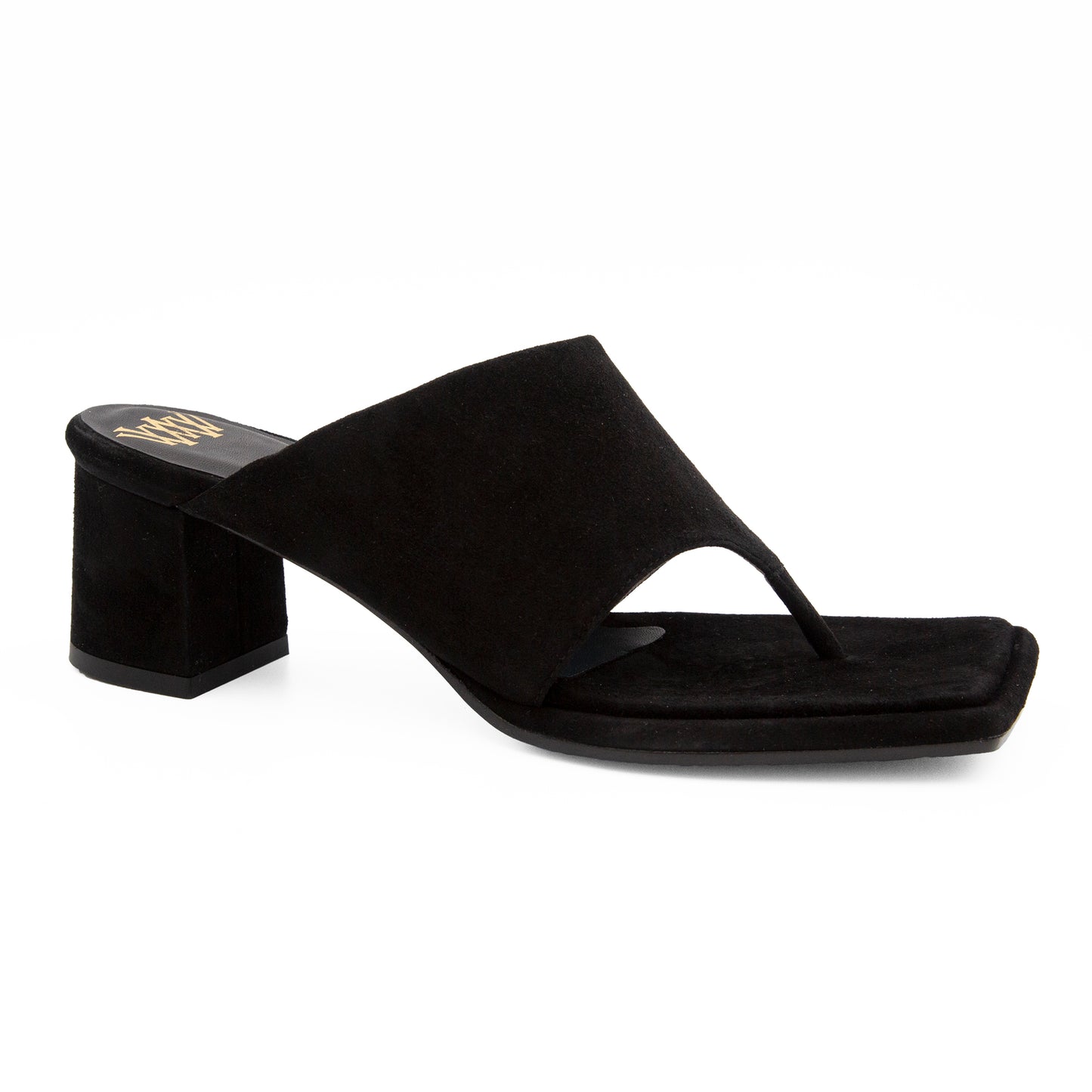 Desidero Thong Black Camoscio