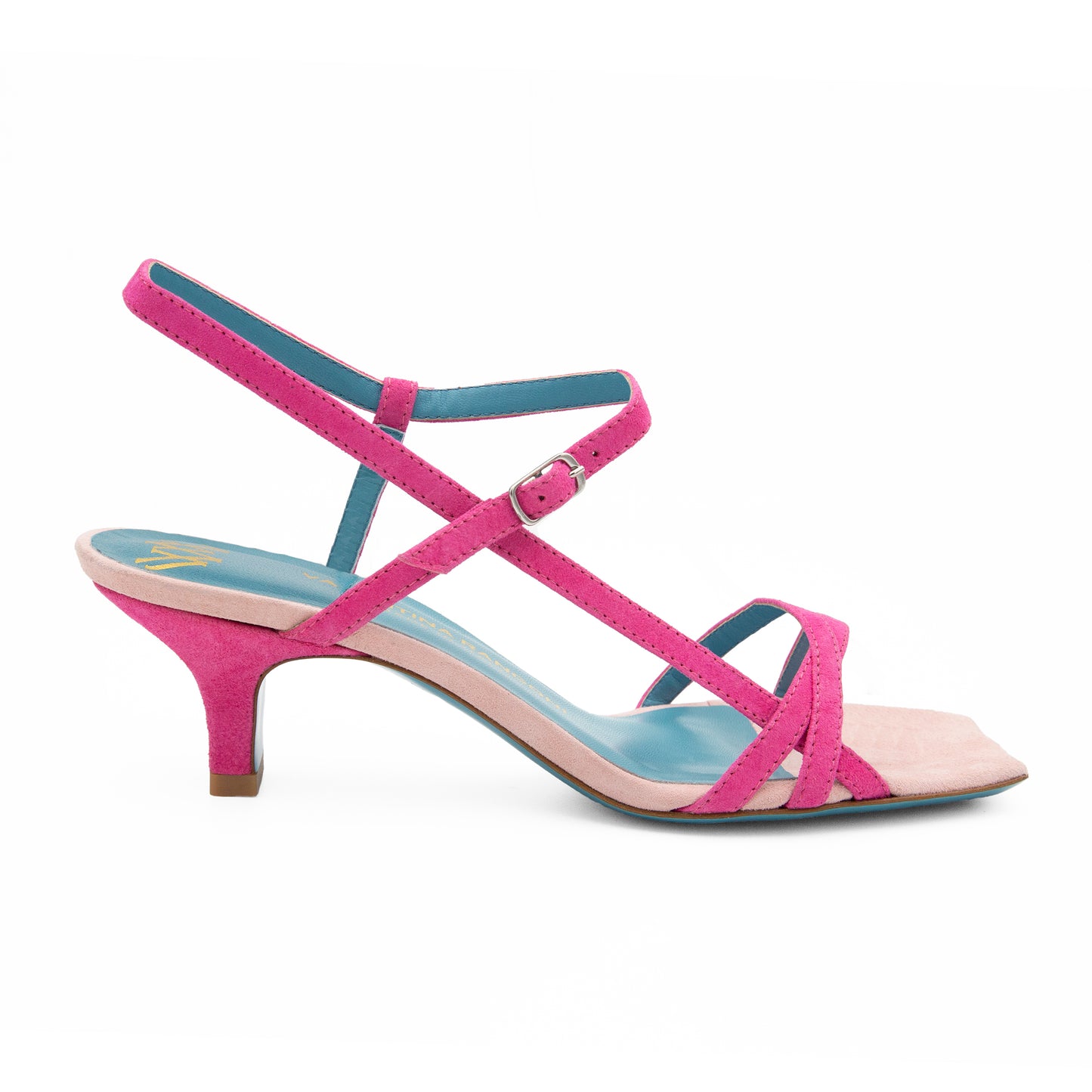 Donna Sandal Fuxia/Cipria Cash