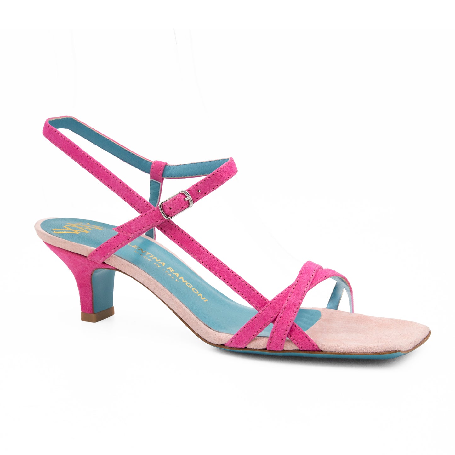 Donna Sandal Fuxia/Cipria Cash