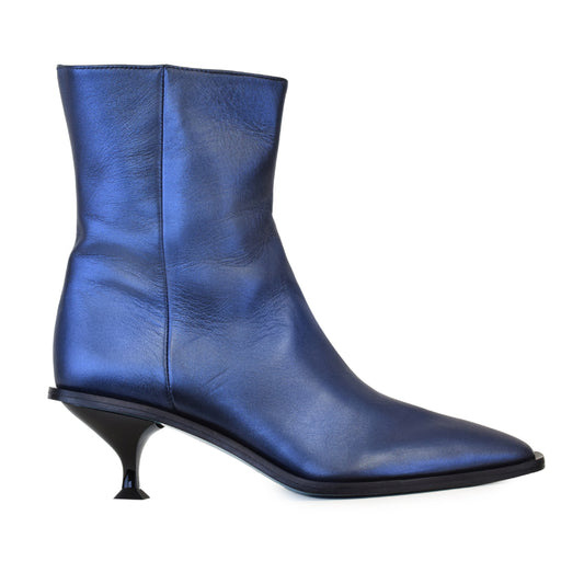 Drago Short Boot Eclipse Blu Lamb  "SALE ITEM" Reg Price $435