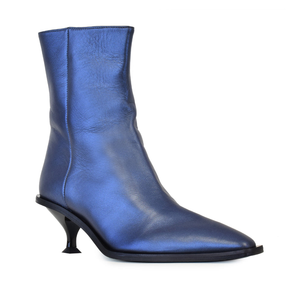 Drago Short Boot Eclipse Blu Lamb "SALE ITEM" Reg Price $435