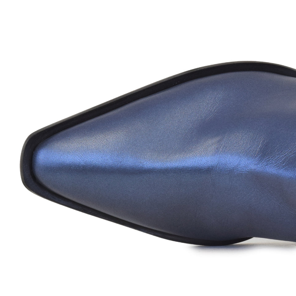Drago Short Boot Eclipse Blu Lamb "SALE ITEM" Reg Price $435