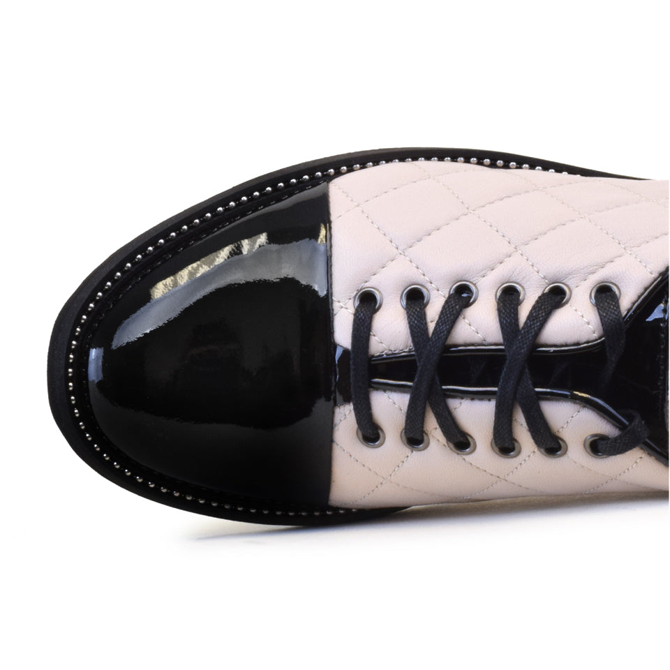 ENNA in Confetto Parmasoft/Black Patent *SALE ITEM* ORIGINAL PRICE: $280.00