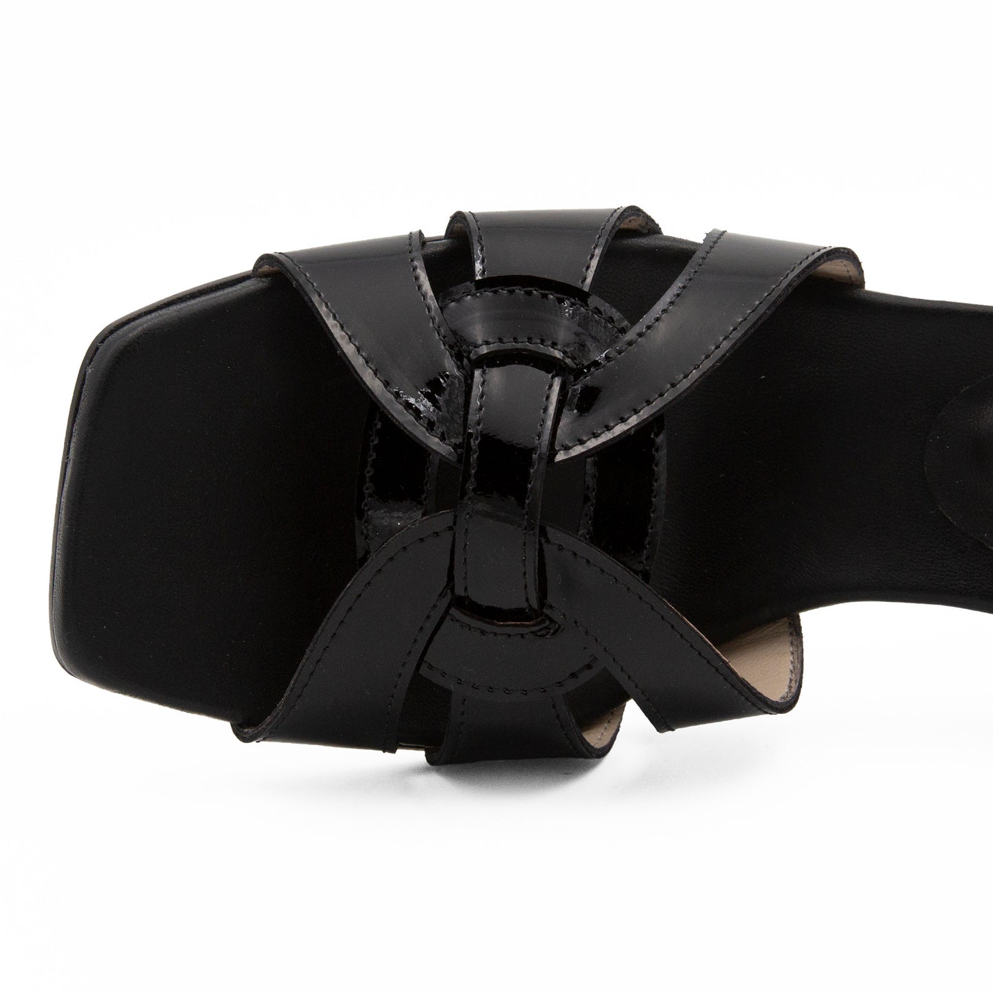 Eclissi Sandal Black Vernice