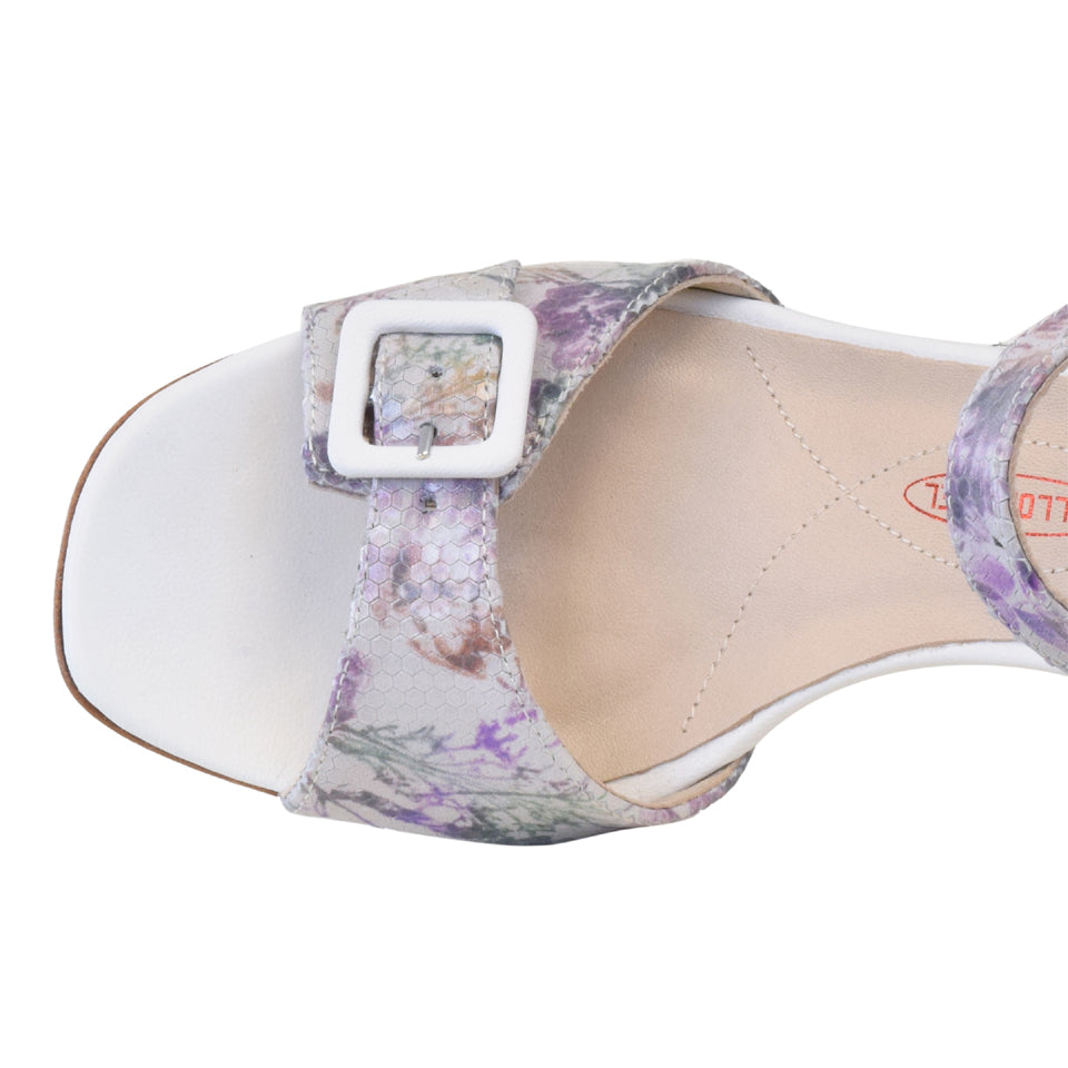 Elleno in Violet Woodstock/White Parmasoft