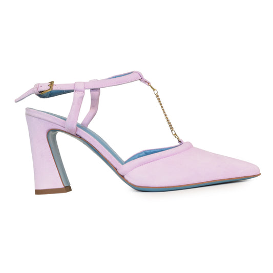 Fede T Strap in Pink Cashmere