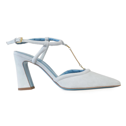 Fede T Strap in Water Cashmere